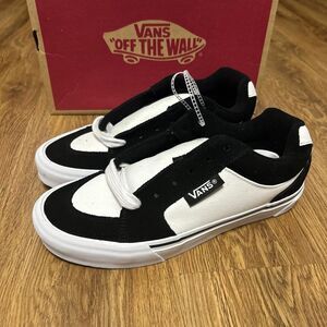 VANS Chukka Push LS '2-Tone - Black White' lace up shoes sneakers sz 8.5 new